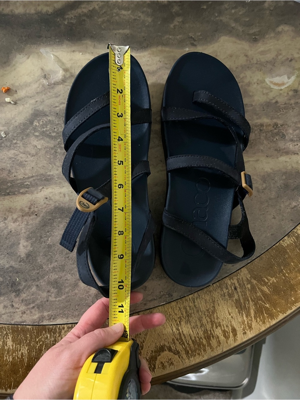 Chaco Black Strappy Women's Sandals with Buckle